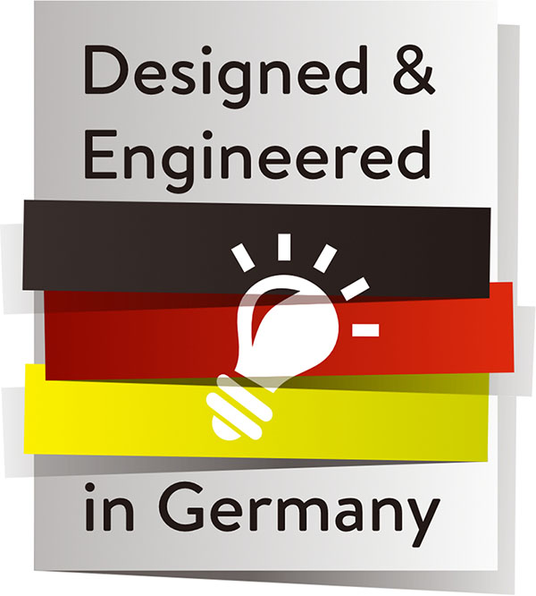 Designed and Engineered in Germany Logo